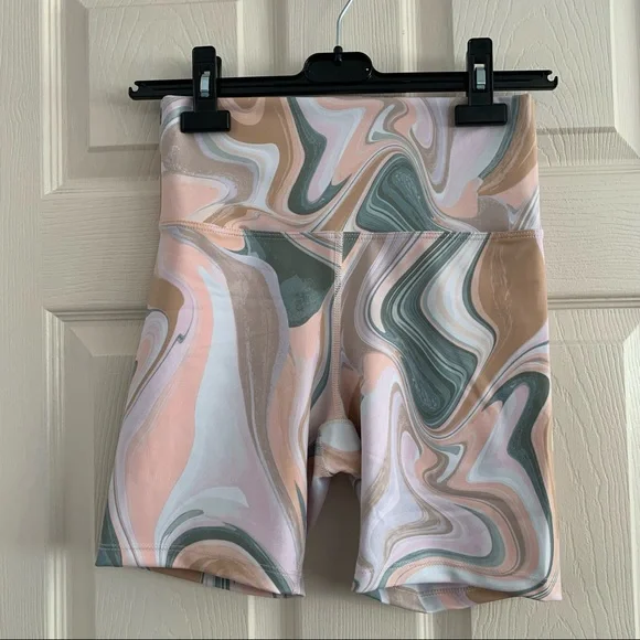 Free People Marble Biker Shorts - Picture 3 of 5